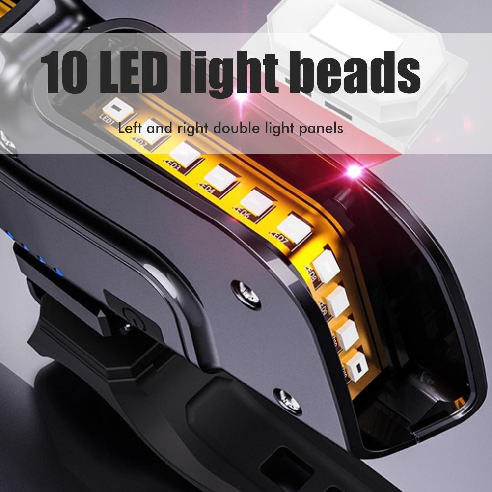 Feu arrière de vélo rechargeable, étanche, ultra lumineux, 20 LED, lampe torche de sécurité pour cyclisme