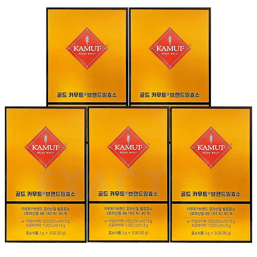 KAMUT Gold Kamut Enzyme 3g x 30 packets x 5 boxes, 90g, 5 units