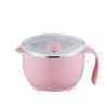 Large Capacity 304 Stainless Steel Noodle Lunch Box with Lid Japanese Salad Cup for Kids Food | Breakfast Boxes (Pink)