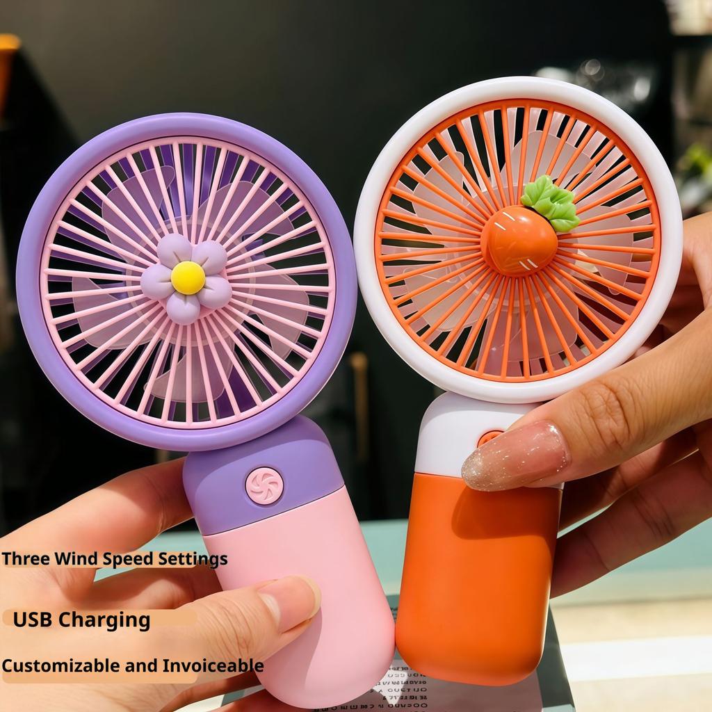 High-Quality Summer Compact size High-Quality Fan High-Quality Portable High-Quality Handheld High-Quality Fan High-Quality Cartoon High-Quality