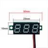 1 stk DC 2,5-30V Testverktøy Mini LED-skjerm 3-sifret Måler Spenning Voltmeter Voltameter Panelmeter