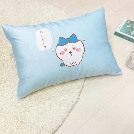 MORIPiLO Chiikawa Pillow Cover Hachiwari (Melting Soft Texture Smooth Pillowcase) 43x63cm Usable Parents Children Unisex Washable Cute Goods Plush Toy