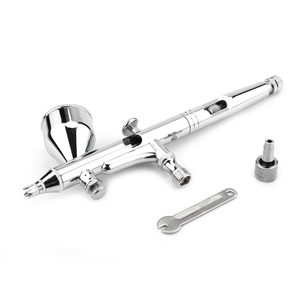 Dual Action Airbrush Kit Gravity Feed Spray Tool Nail Airbrush Kit Handicraft Spray Coloring