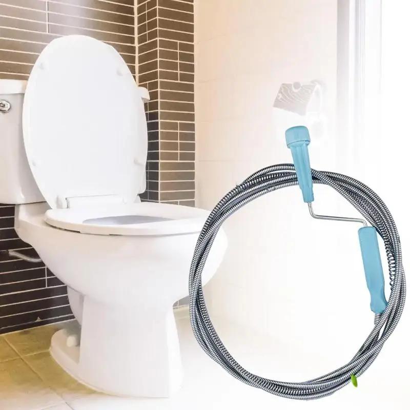 Household manual sewage pipe unclogging tool, spring pipe unclogging tool, kitchen, bathroom, sink, drainage system, blockage re