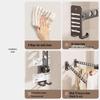 No-Drill Invisible Wall-Mounted Clothes Drying Rack - Stainless Steel for Balcony or Bathroom