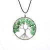 Natural Gravel Tree Of Life Necklace, Fortune Tree Root Necklace N138