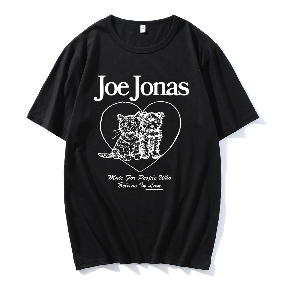 CAt Meme Animal Friends Tee Singer Joe Jonas Graphic T-shirt Casual Summer Round Neck T Shirt for Female Unisex Streetwear Women