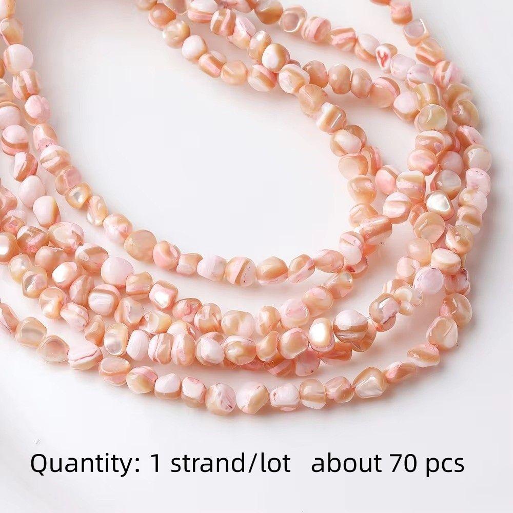1 Strand Small Hole Beads Shell Beads Irregular Shape Beads For Jewelry DIY For Bracelet Craft