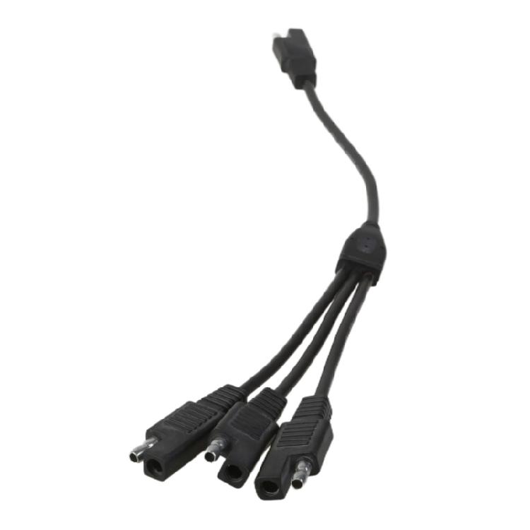 18AWG SAE Y Splitters Cable SAE 1 To 2/3/4 Charging Power Automotive Connectors