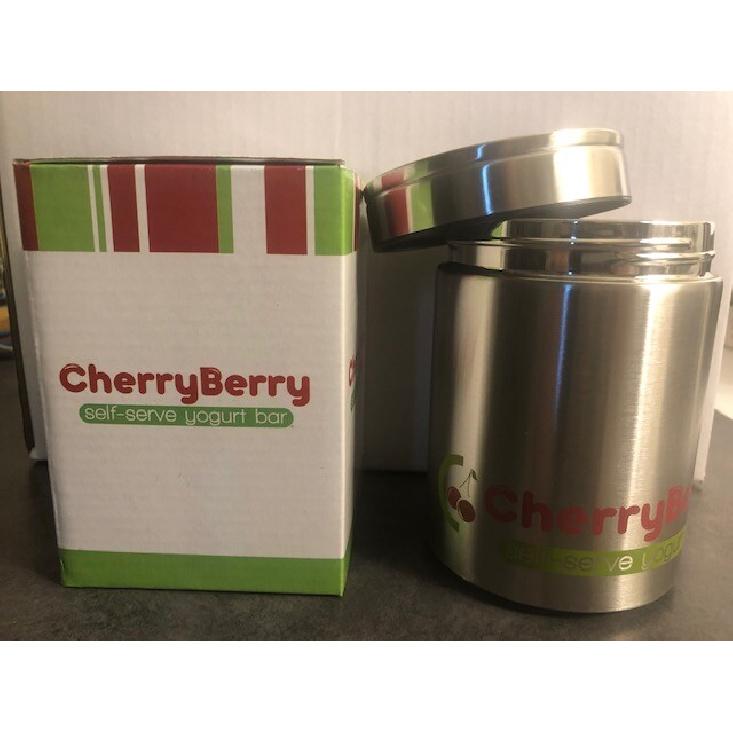 16oz Stainless Steel Frozen Yogurt/Berries/Nuts/Salad/Etc To-Go Lunch Container