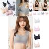 Seamless Plus Size Padded Sports Bra With Breathable Elastic And U Back Design