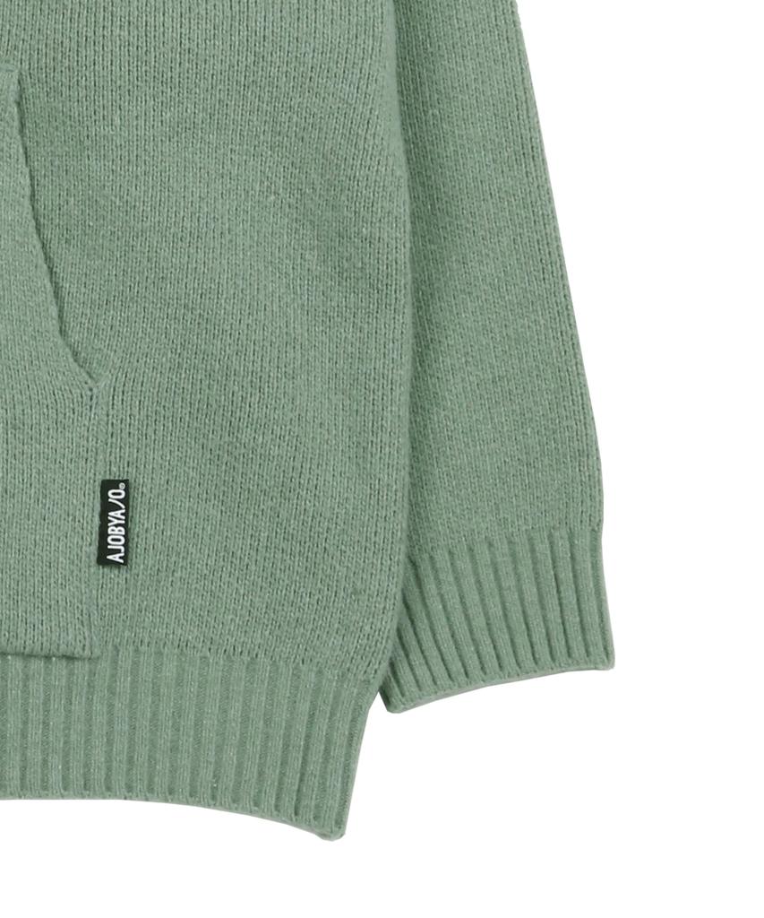 AJOBYAJO [Pba] Dbof Wool Knit Hoodie [Mint]