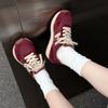 Leather platform versatile fried street sneakers women's 2025 new autumn American retro fashionable feet small German training shoes