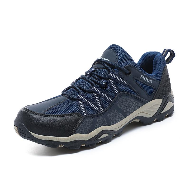 Four Seasons Low Top Outdoor Hiking Shoes Large Size Fashion Sports Running Shoes Men's Non-slip Breathable Casual Shoes