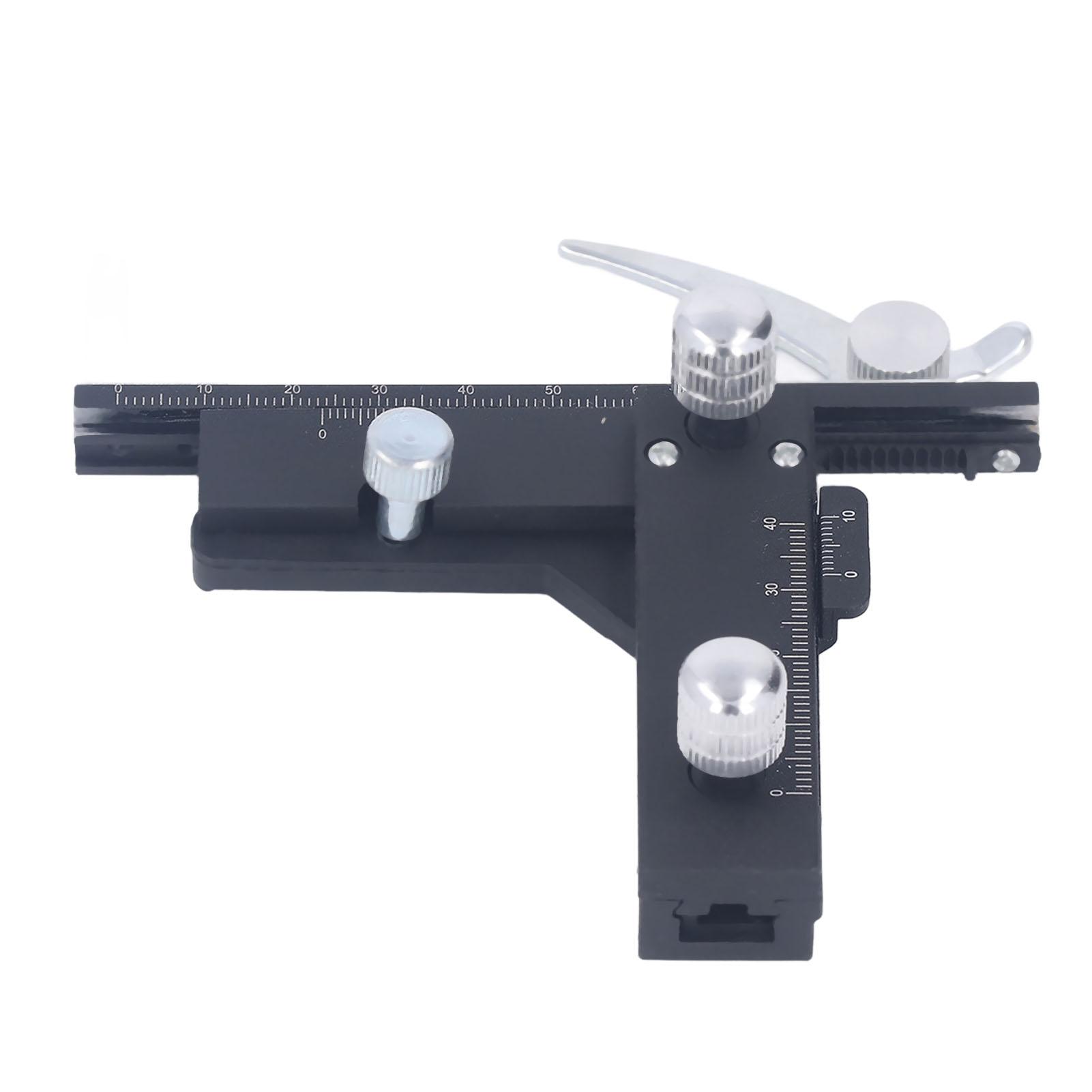 

Microscope Movable Caliper Ruler Accessory Professional High Accuracy Mechanical X‑Y Movable Stage with Scale