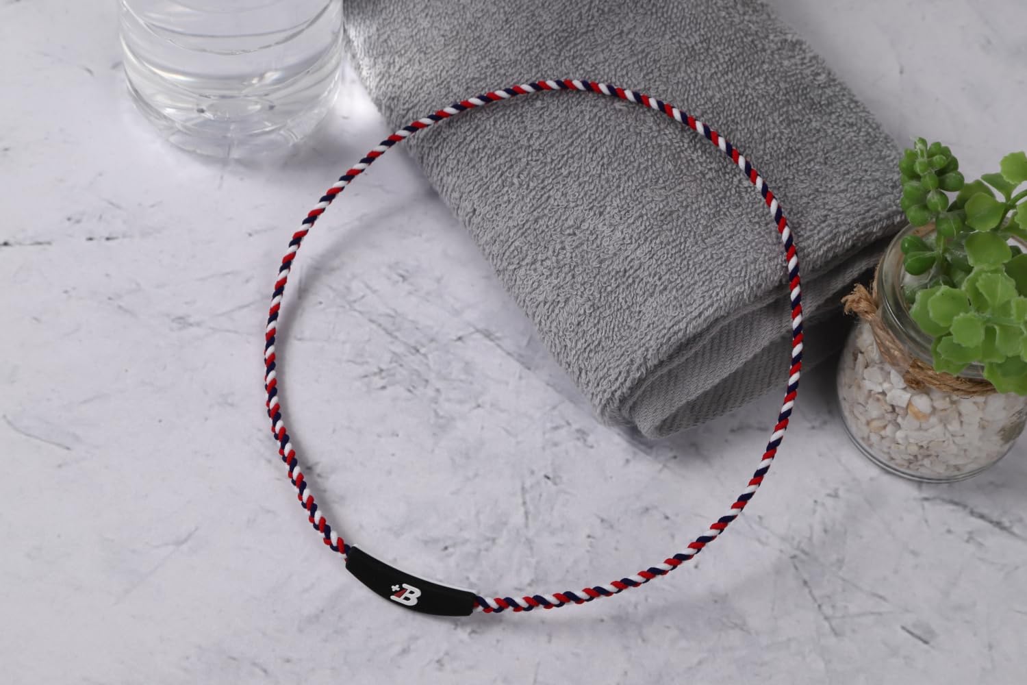 

Factory Color Band Navy [Belgard Japan] +B (Plus B) Necklace,