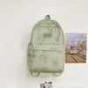 Schoolbag Japanese Ins Wind Butterfly Backpack Female, Junior High School Girls Student Schoolbag Large Capacity Travel Light Backpack