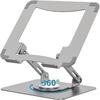 Adjustable Tablet Holder 360 Rotating Base Computer Riser Multi-Functional Laptop Bracket  for Desk