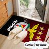 Custom Name Benfica Football Crest Rug for Living Room, Game Rooms, Office, Bedroom, Floor Mat Playful Design, fan gifts Christmas decor