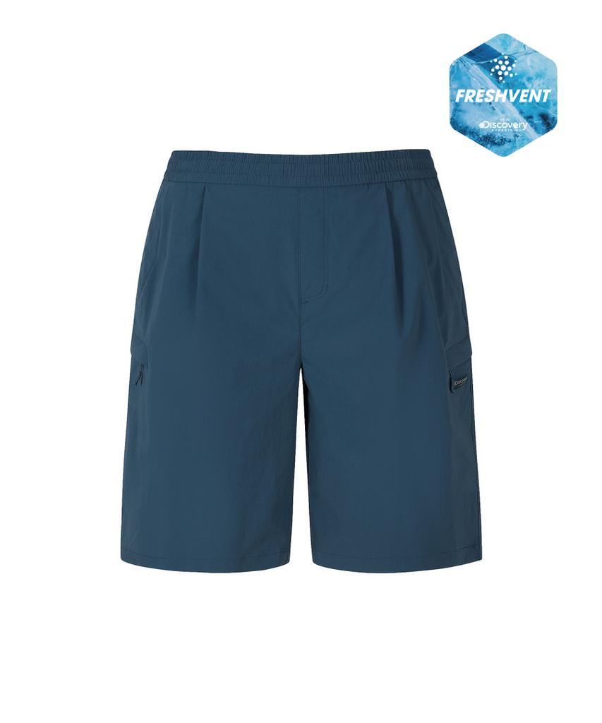 DISCOVERY EXPEDITION Uni Freshvent Lightweight Woven Training Cargo Knee-Length Shorts