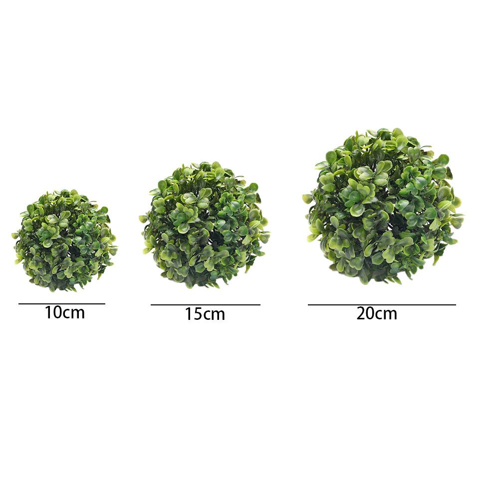 Indoor Hanging Outdoor Hotel Yard Party Grass Ball Garden Decoration Leave Ball Artificial Plant