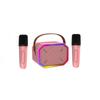 P3 Bluetooth Mini Speaker with Wireless Microphone for Home Karaoke