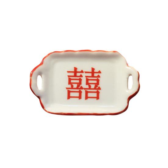 

Креативное украшение тонкой работы, не выцветающее, мини-керамический поднос, кукольные столовые приборы для ролевой игры, миниатюрные B