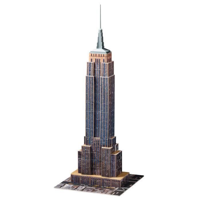 Puzzle 3D - RAVENSBURGER - Empire State Building - 216 pièces - Multicolore