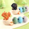 Cartoon Design Simulation Tyrannosaurus Rex Toys Triceratops Egg Shell Toys  Gift For Kids
