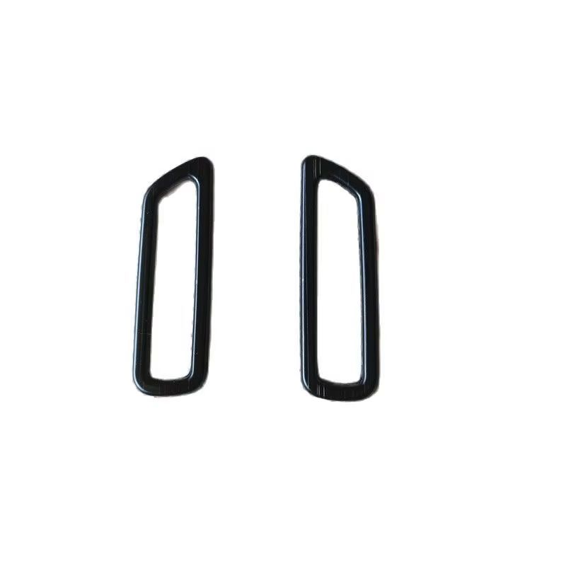 Vorderer Seitenlüftungsgitter-Zierleiste Innenverkleidung Metallabdeckung für Toyota Venza Harrier XU80 Styling-Aufkleber Zubehör