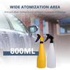 SEAMETAL 800ML Car Wash Foam Spray Bottle Acid and Alkali Resistant Nozzle Spray Bottle Cleaning Tool