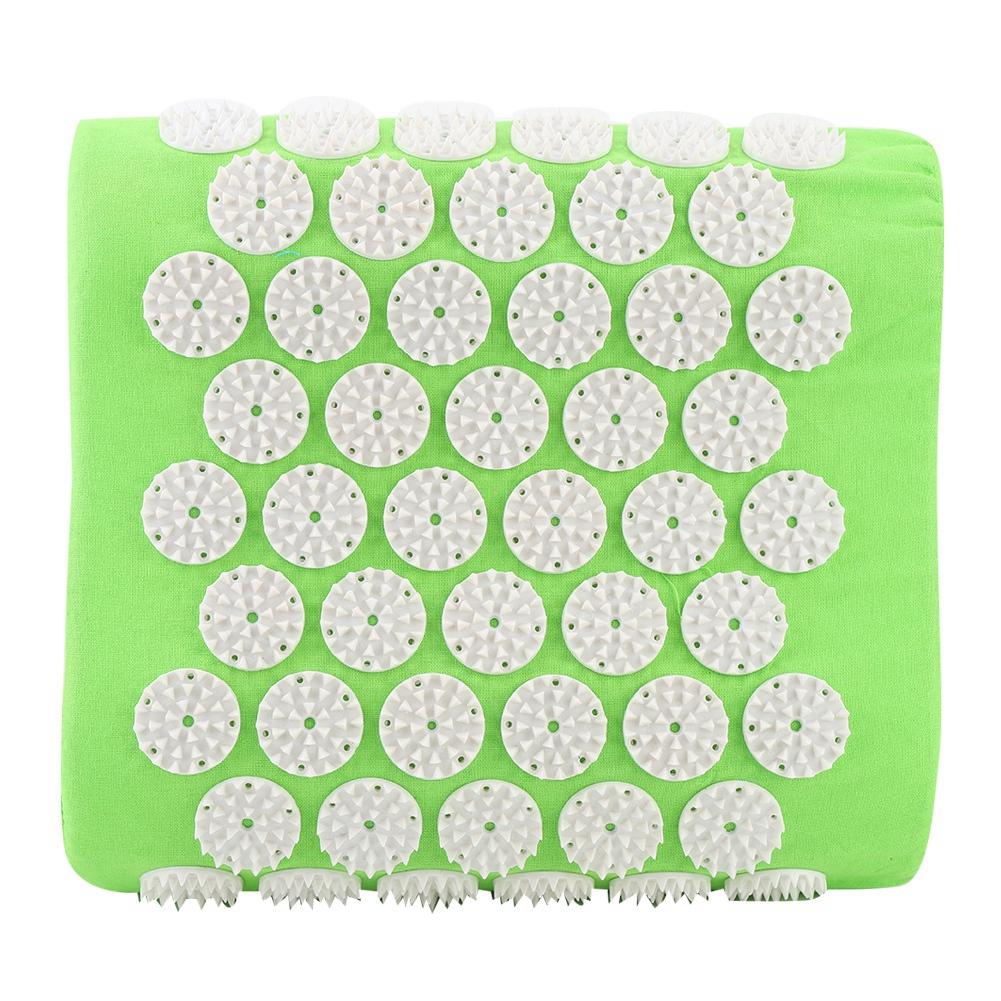 Acupuncture Massage Pillow Stress Relief Acupressure Massage Back Cushion (Fruit Green)