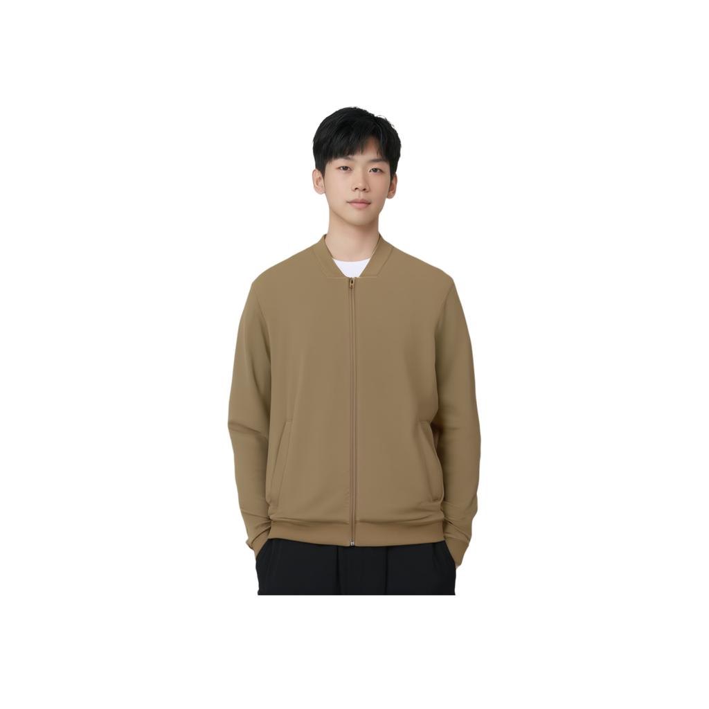 Under Armour Meridian Comfortable Casual Minimalist Sports Long Sleeve Jacket Men jackets Camel-Brown 1386976-263