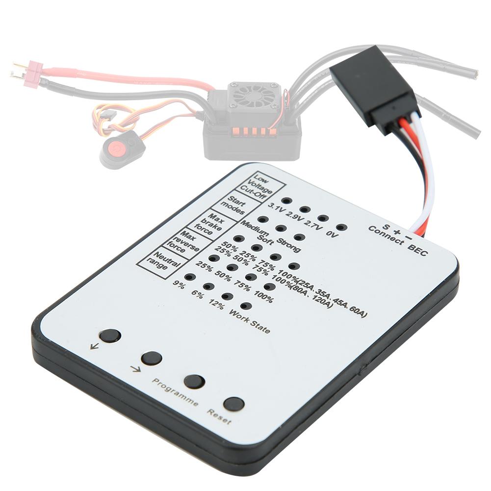 SURPASS HOBBY A1 Version LED Program Card 61 X 48 X 6mm RC Car AccessoriesBlack White
