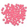 105pcs 15mm Silicone Beads Bulk Round Silicone Beads Loose Beads for Bracelet Necklace Keychain Making Baby Pink