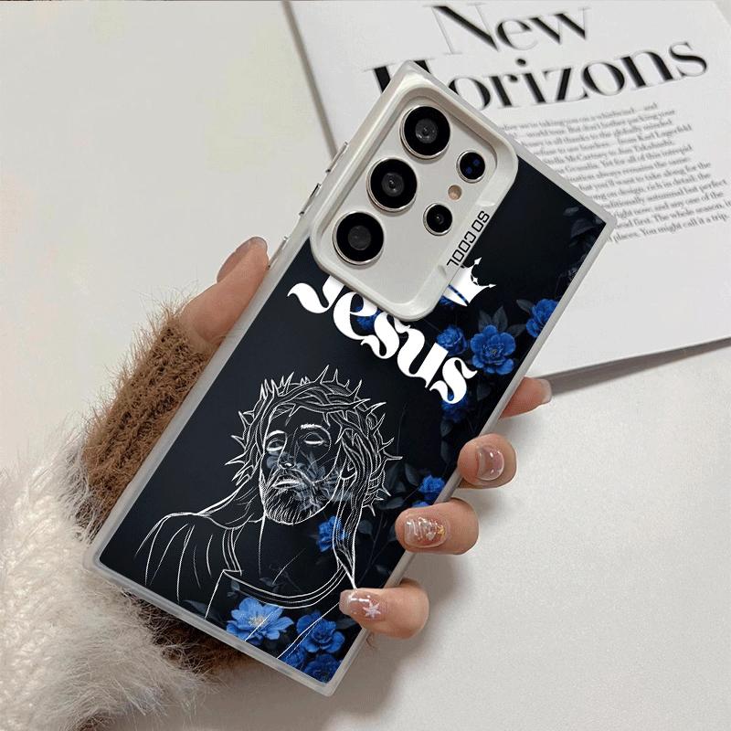

God Jesus Pray Cross Bible Shockproof Phone Case for Samsung Galaxy S26 Edge S25 Ultra S24 FE S23 Plus S21 Cover Anti Fall Funda Samsung S24 Plus