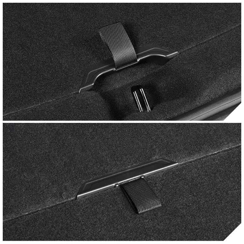 Rear Trunk Rope Draw String for Tesla Model Y Juniper 2025 Open Tail Box Cover Handle Pull Straps Car Modification Accessories