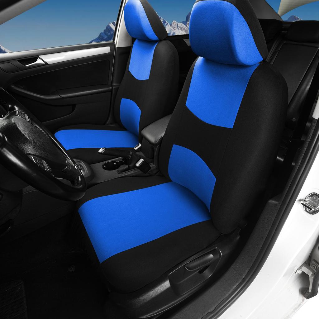 7 Pieces Car Seat Cover Seat Protection Cover Compatible with Airbags Vehicle Seat Covers Universal Car Accessories
