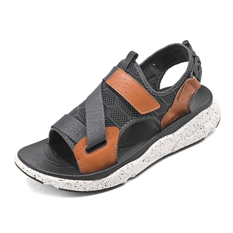 

Fashion Blue Platform Sandals Unisex Summer Mesh Men s Sports Sandals 2025 Outdoor Beach Shoes For Men Women sandalias hombre 36