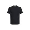 Under Armour Logo Print Crew Neck Short Sleeve T-Shirt Men Tops Black 1379451-001