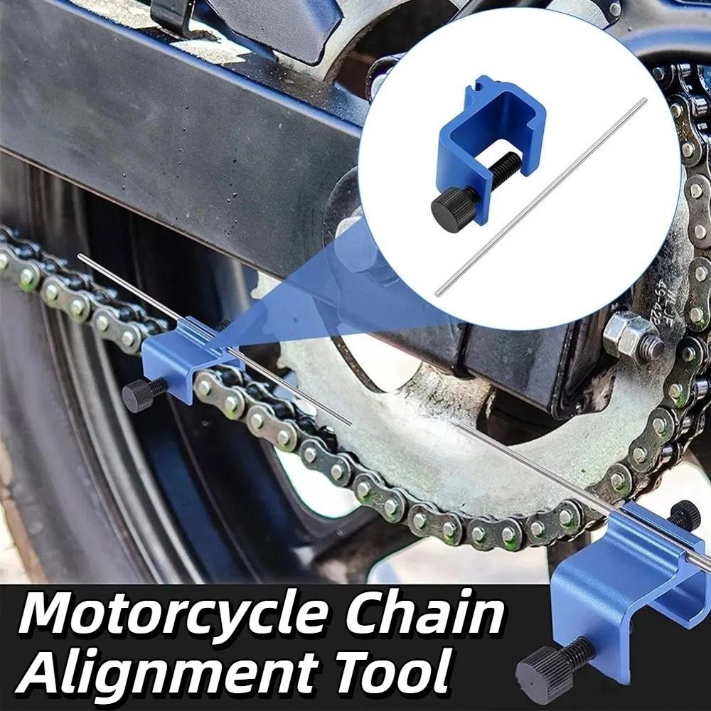 Quick Motorcycle Chain Alignment Tool Motorcycle Chain Straightener Motorcycle Repair Accessories