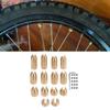 14 Pieces Wheel Spoke Balance Weights for Motorcycle Precision Design