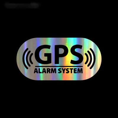 16cm GPS Alarm Bumper Stickers Car Sticker Products Sunscreen and Waterproof Cover Scratches Exterior Parts Accessories