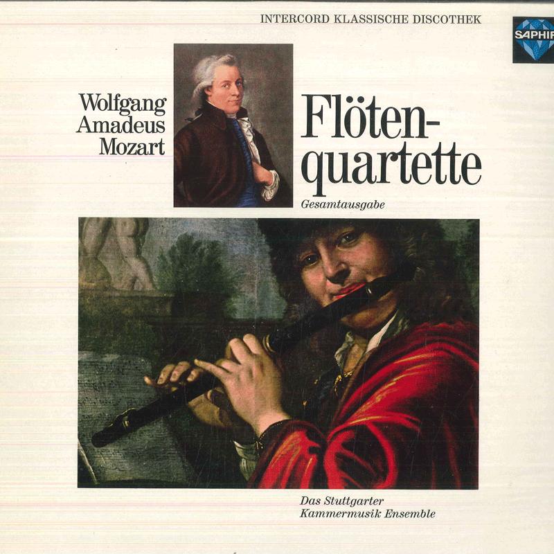 

LP Record DAS STUTTGARTER KAMMERMUSIK ENSEMBL Mozart Flotenquartette Gesamtausgab INT120866 SAPHIR 197 Germany Classical Used