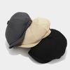 Autumn Retro Simple Literary Octagonal Hat Men's Casual Trend British Newsboy Hat Outdoor Short Brim Cap Women