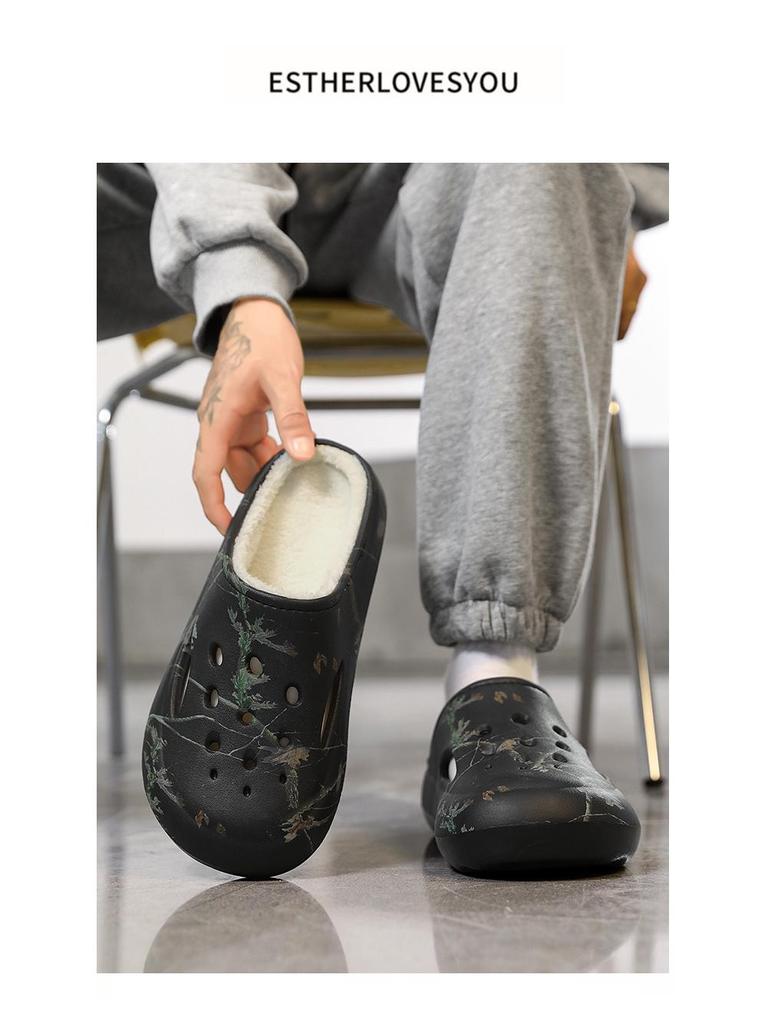 2025 Winter Plush Thick Warm Wrap-Toe Cotton Slippers for Couples