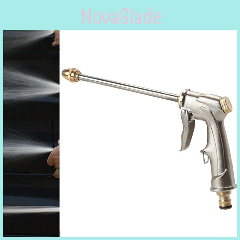 Durable High-pressure Water Spray Gun For Effortless Car Wash And Lawn Care