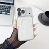 Stylish Magnetically Absorbing Transparent Case for iPhone 17 Pro Max/15 Pro/16
