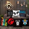 Video Game Cushion Covers Happy Birthday Gamepad Boy Inflate Party Supplies GAME ON Pillowcase Happy Birthday Decor Kids Gifts