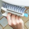 Ergonomic Bathroom Scrub Brush With 90 Degree Multipurpose Soft Bristles Scrubber For Hard Reach Area Tight Space